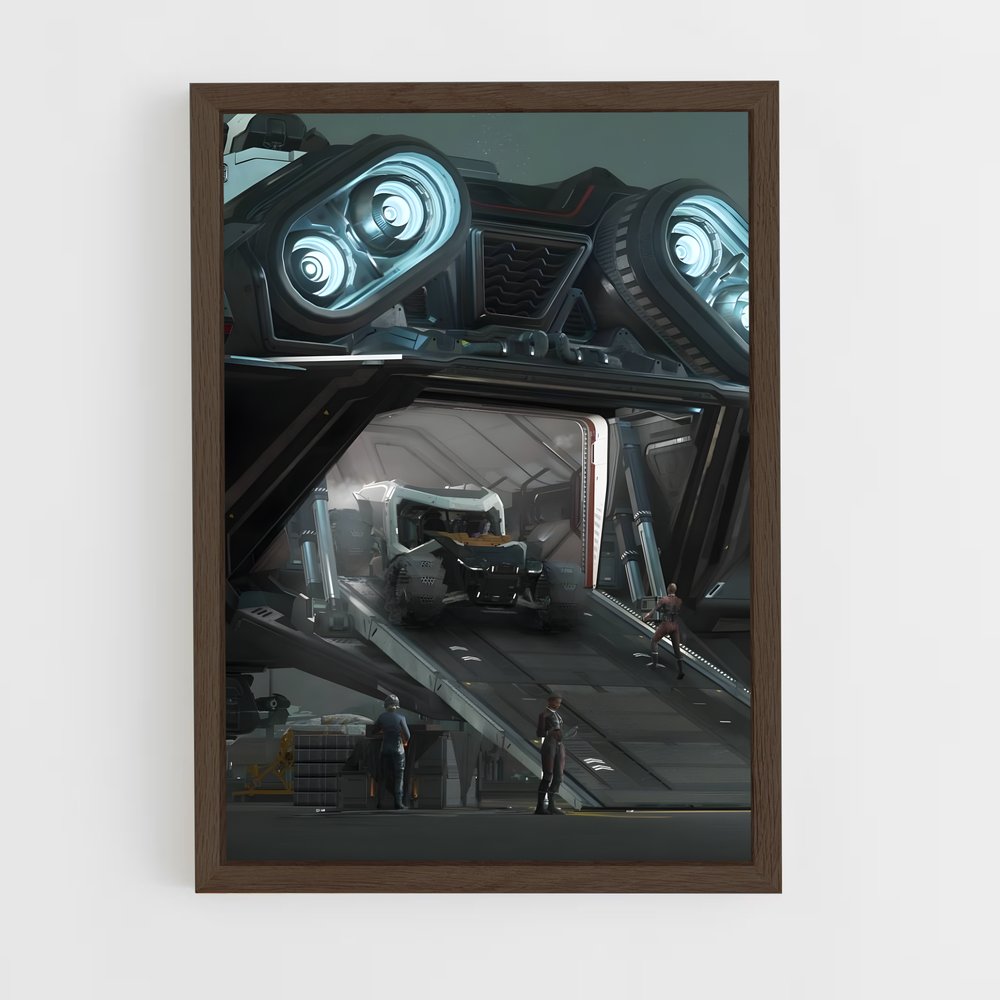 Poster Starship Encounter – affiche Star Citizen (vue 5)